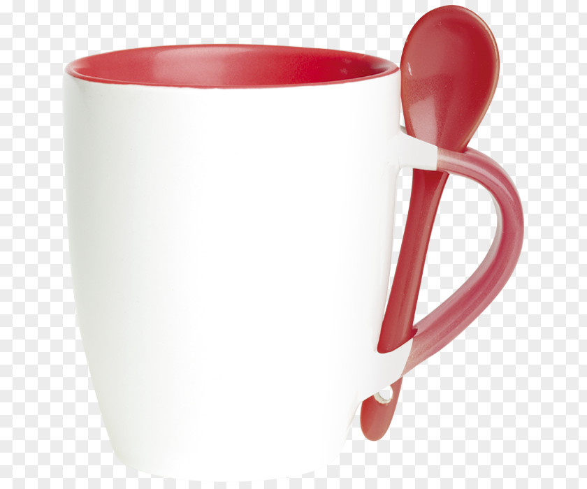 Mug Coffee Cup Ceramic Spoon Saucer PNG