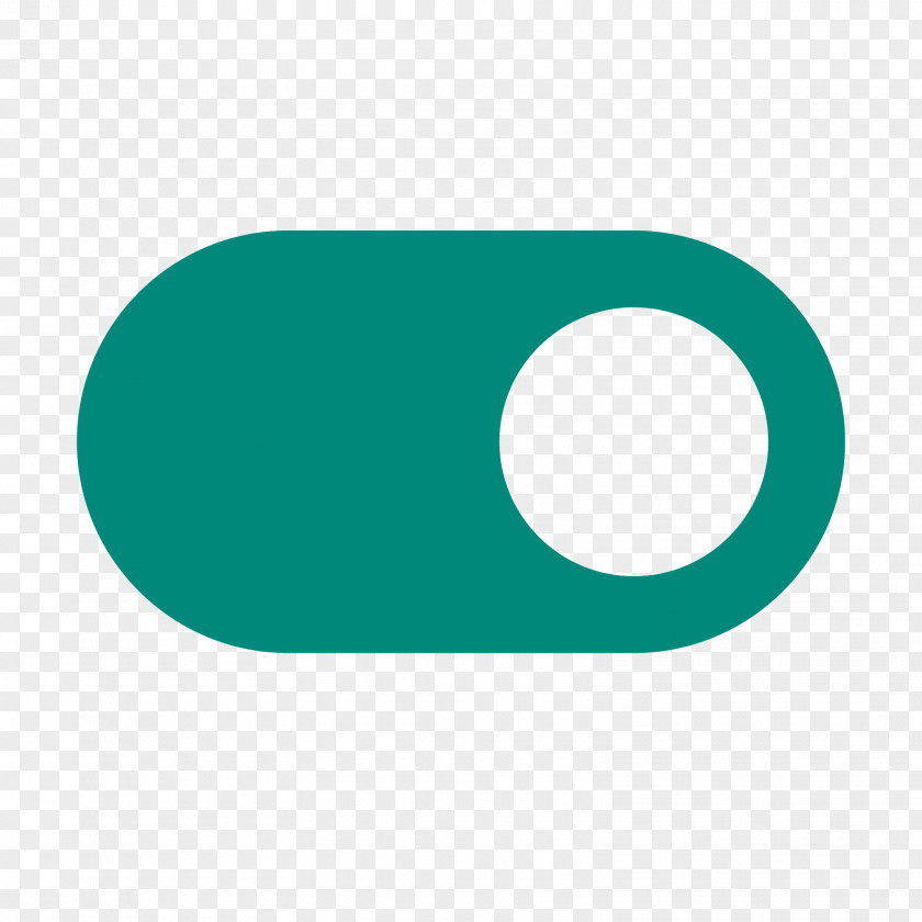 On Off Green Teal Circle Oval PNG