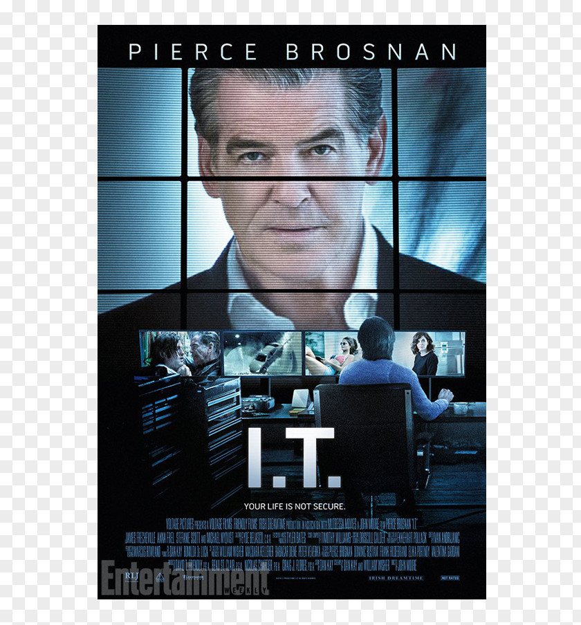 Pierce Brosnan I.T. Mike Regan Film Poster PNG