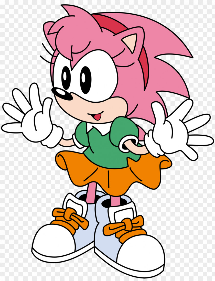 Sonic The Hedgehog Amy Rose Colors Chaos CD Knuckles Echidna PNG