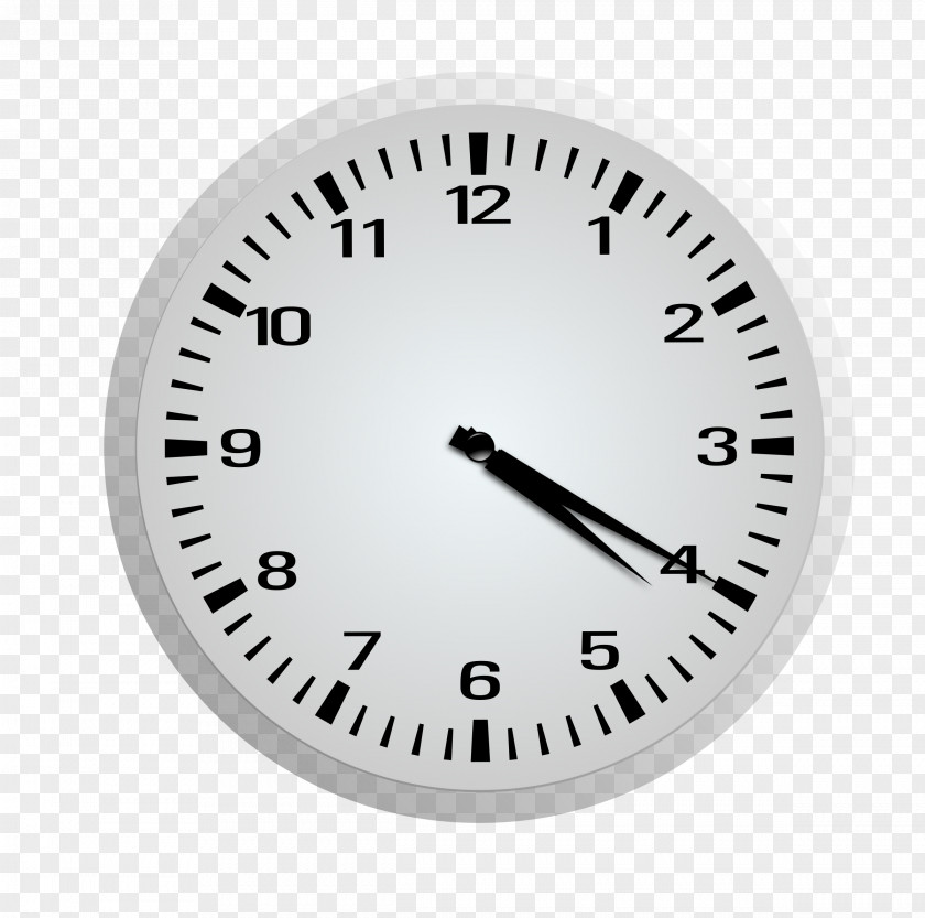 Twenty Clock Face Clip Art PNG