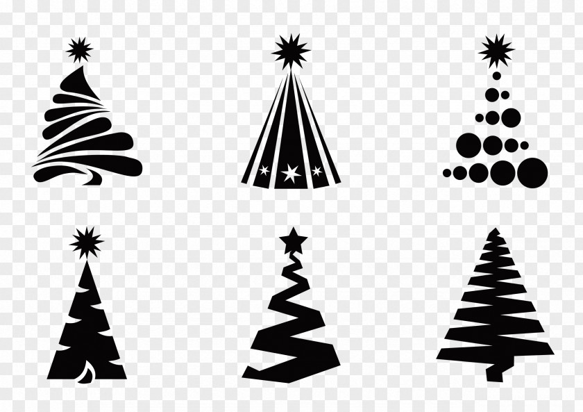 Christmas Tree Vector Graphics Day Greenery Silhouette PNG