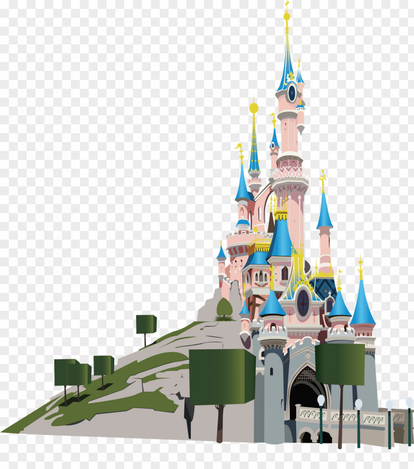 Disney Castle Walt World Sleeping Beauty Brazil Ariel PNG