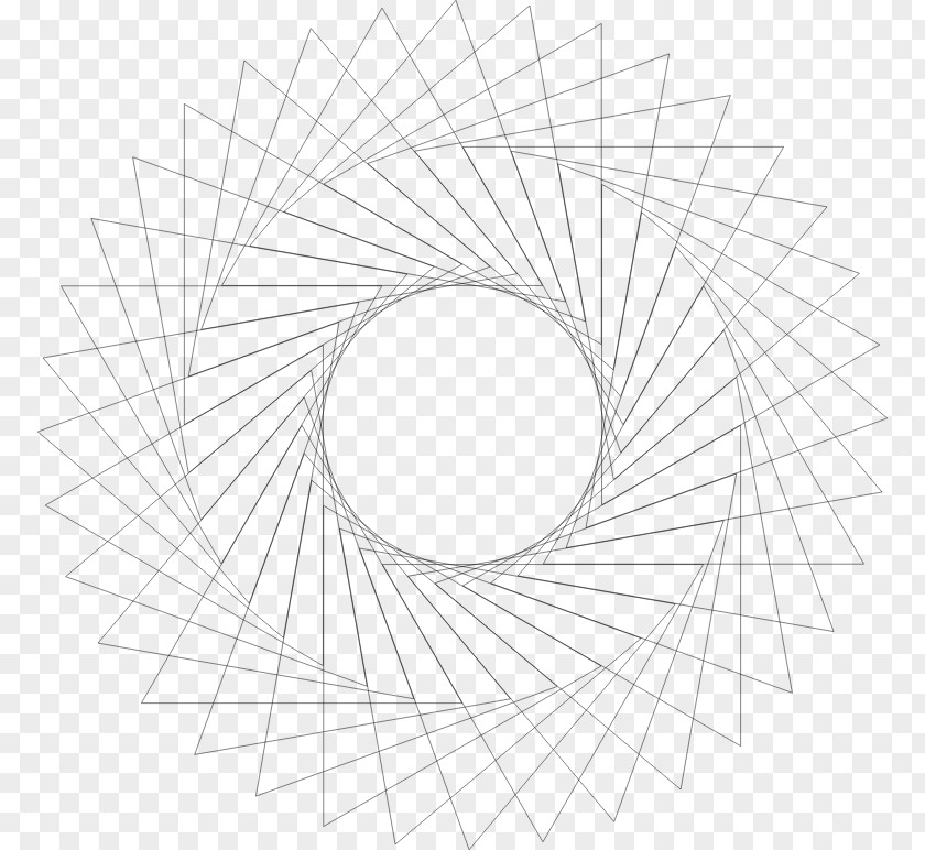 Geometric Line Circle Point Angle PNG