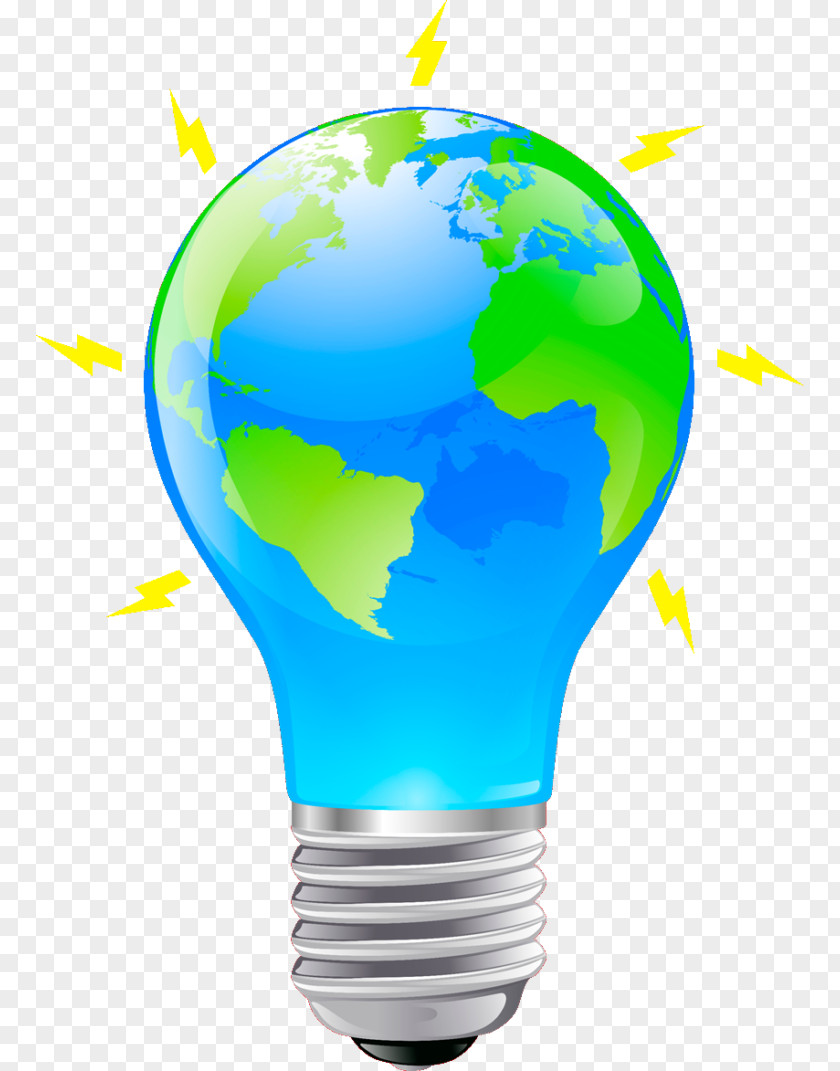 Globe Incandescent Light Bulb Clip Art PNG