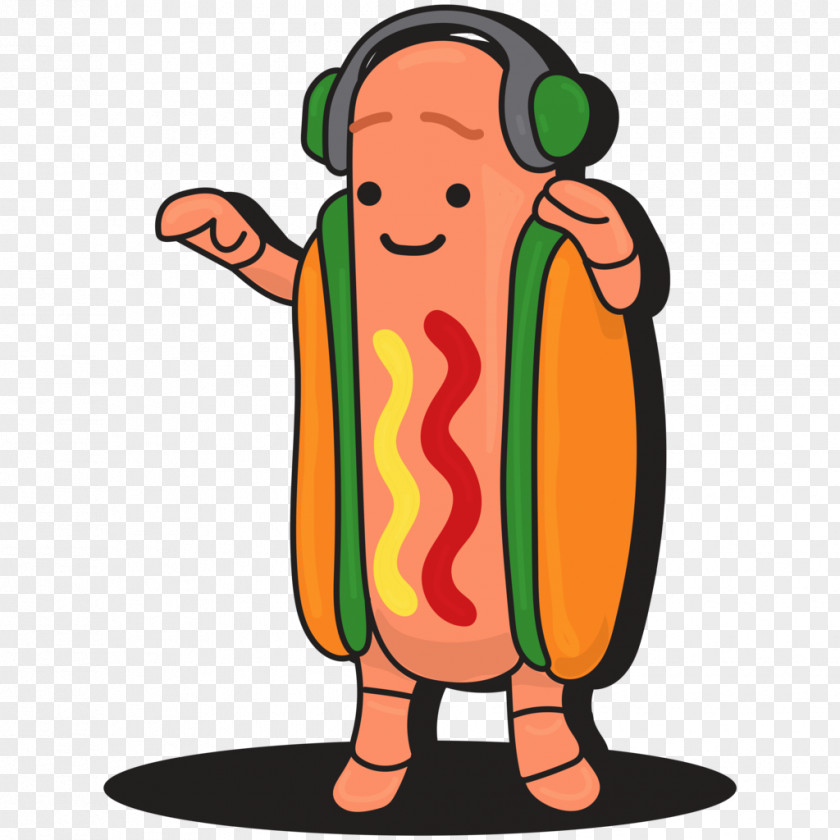 Hotdog Cartoon Human Behavior Clip Art PNG