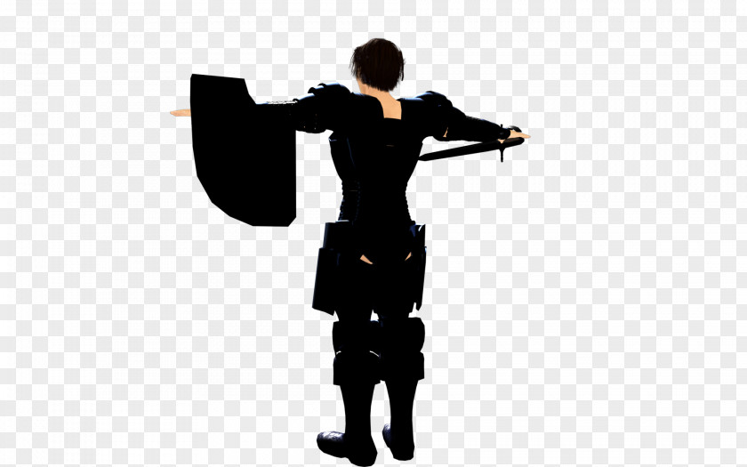 Silhouette Shoulder PNG