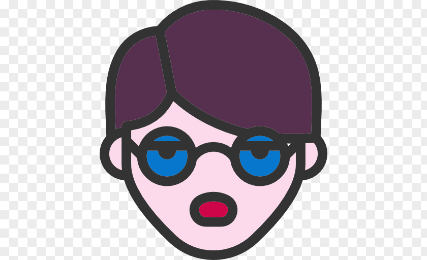 Smile Violet Nose PNG