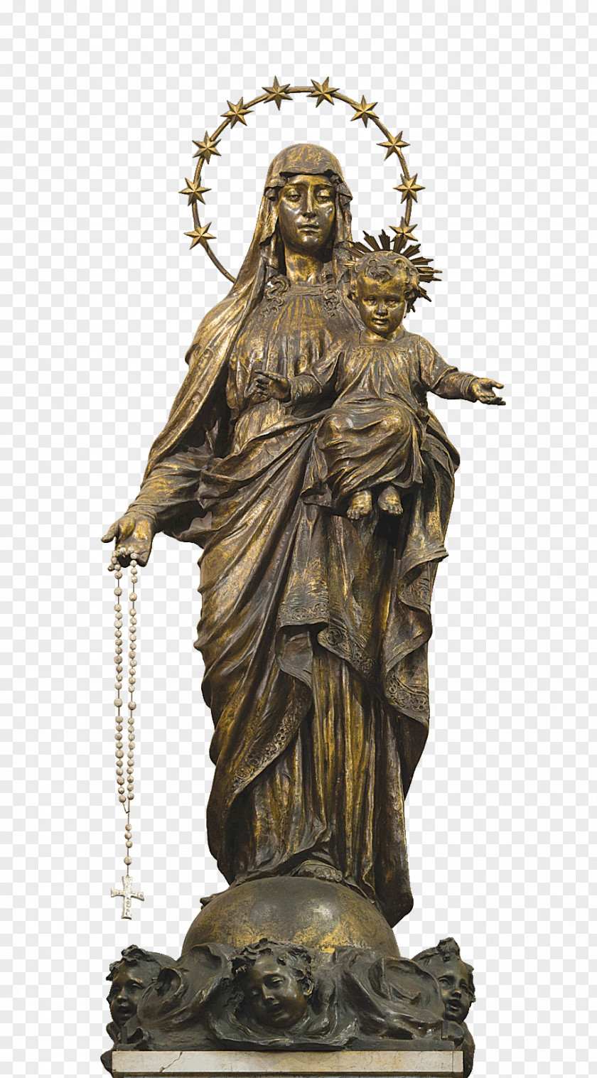 Trono Statue Kōfuku-ji Our Lady Of The Rosary Classical Sculpture PNG