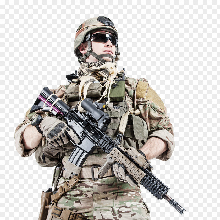 United States Army Rangers Military Soldier Special Forces Assault Rifle PNG forces rifle, ranger clipart PNG