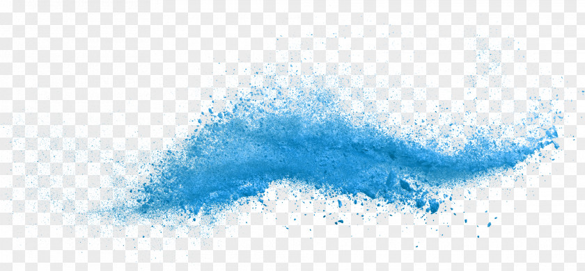 Color Splash Blue Paint Azure PNG