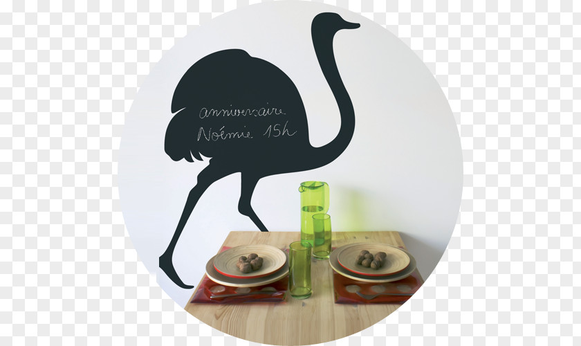 Common Ostrich Sticker Wall Decal Silhouette PNG