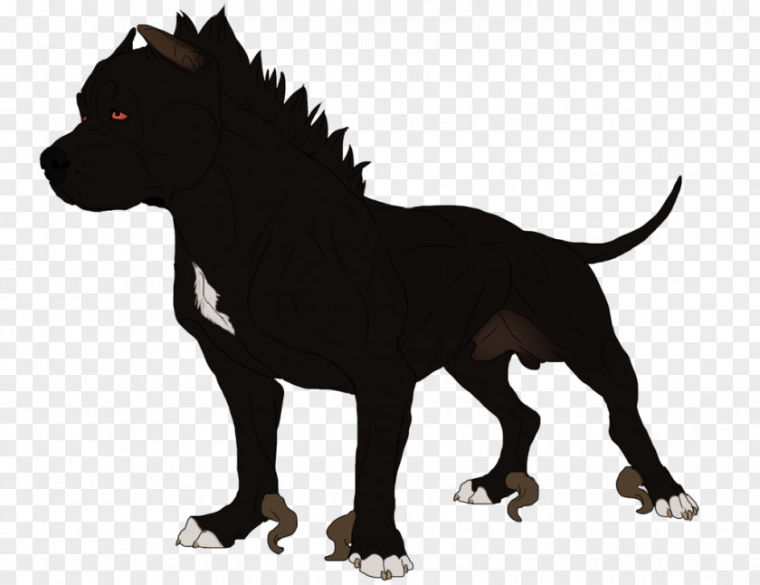 Devil Dog Breed Snout Character PNG