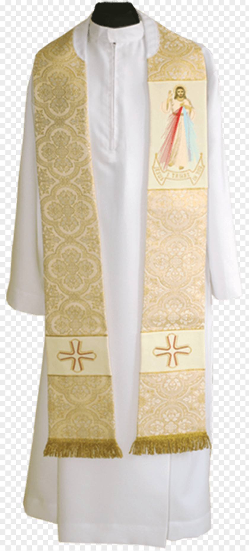 Divine Mercy Image Sleeve Clothes Hanger Blouse Outerwear PNG