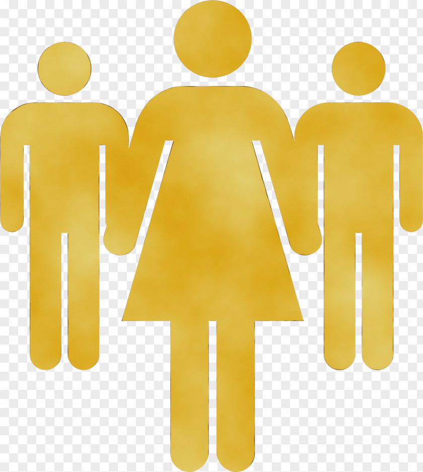 Gesture Yellow People PNG