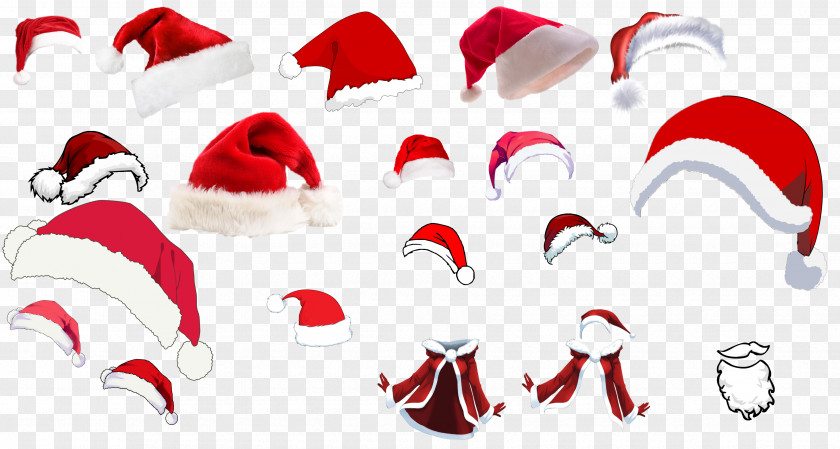 Hat Santa Claus Christmas Ornament Character Headgear PNG