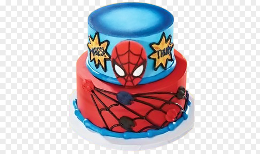 Strawberry Jam Birthday Cake Sheet Bakery Spider-Man Cupcake PNG