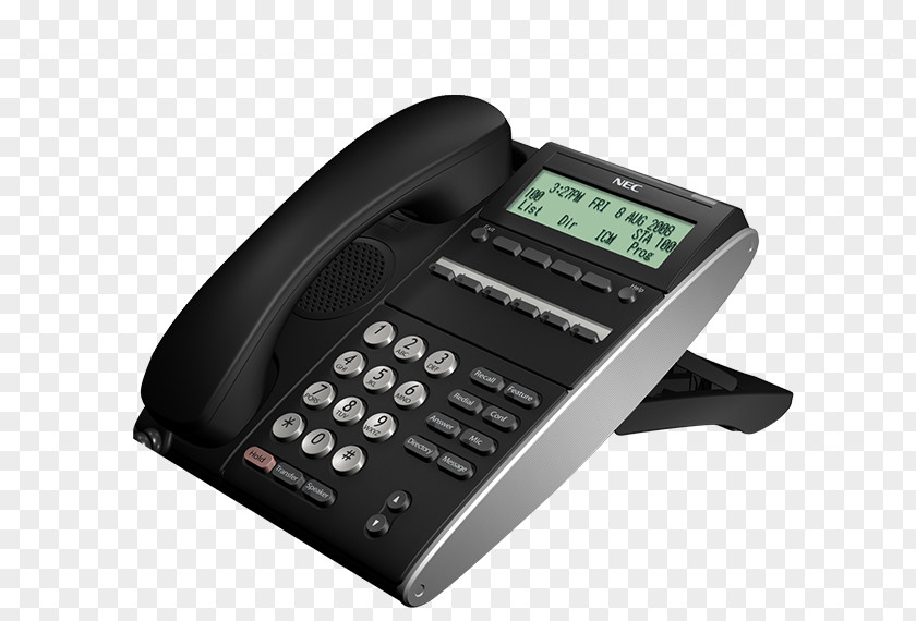 Telephone Dialing Keys VoIP Phone Business System NEC Handset PNG
