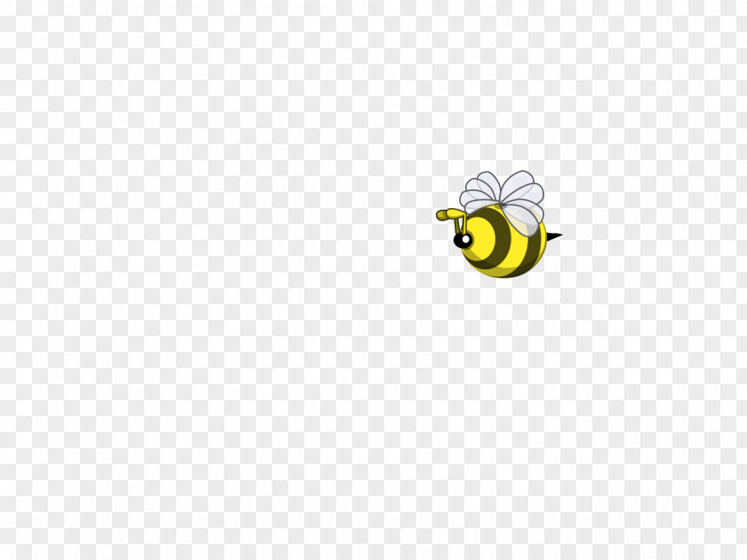Bee Animation Yellow Brand Wallpaper PNG