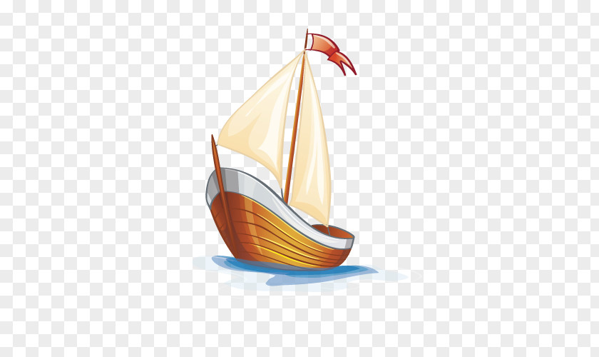 Cartoon Ship Sailing Clip Art PNG