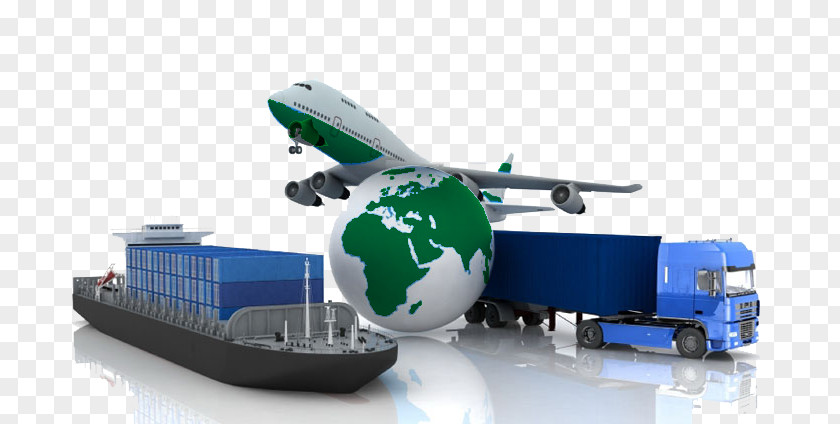 Free Logistic Vector Logistics Multimodal Transport Cargo Supply Chain PNG