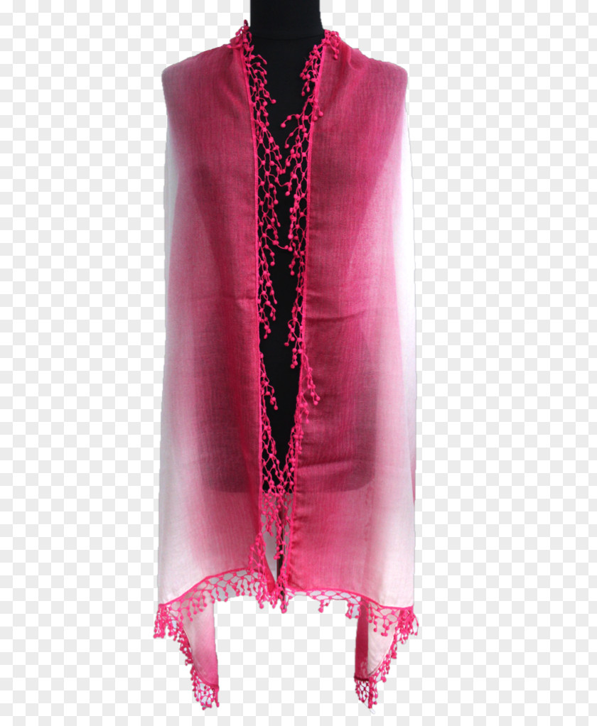 Mink Shawls Neck Silk Stole Pink M PNG