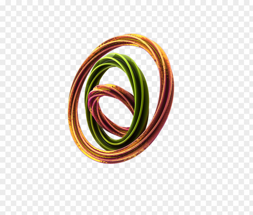 Abstract Ring 3D Computer Graphics Three-dimensional Space PNG