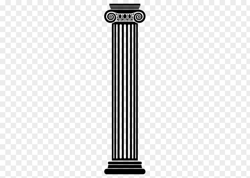 Column Silhouette Wall PNG