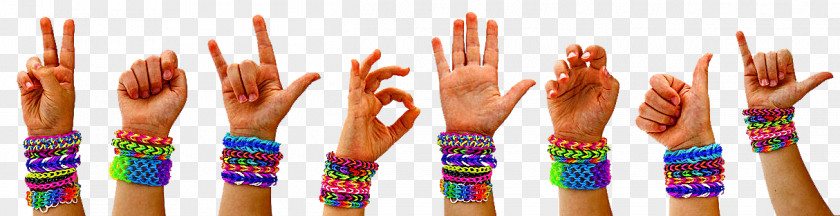 Rainbow Loom Braid Bracelet Knitting Bead PNG