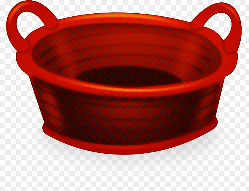 Stock Pot Bucket Red Plastic Cookware And Bakeware PNG