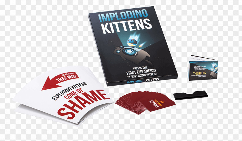 Cat Exploding Kittens Imploding Kittens: This Is The First Expansion Of Playing Card Elizabethan Collar PNG