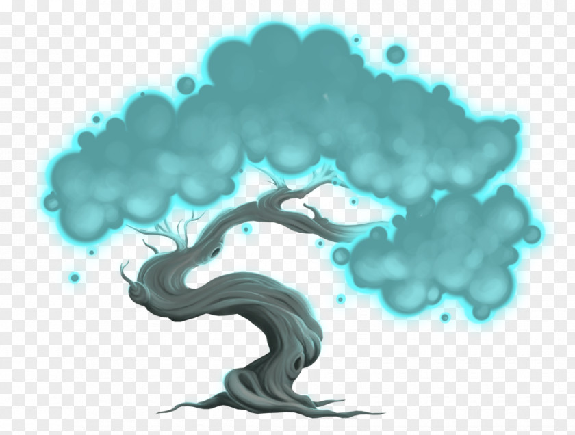 Ecological Concept Tree Art PNG