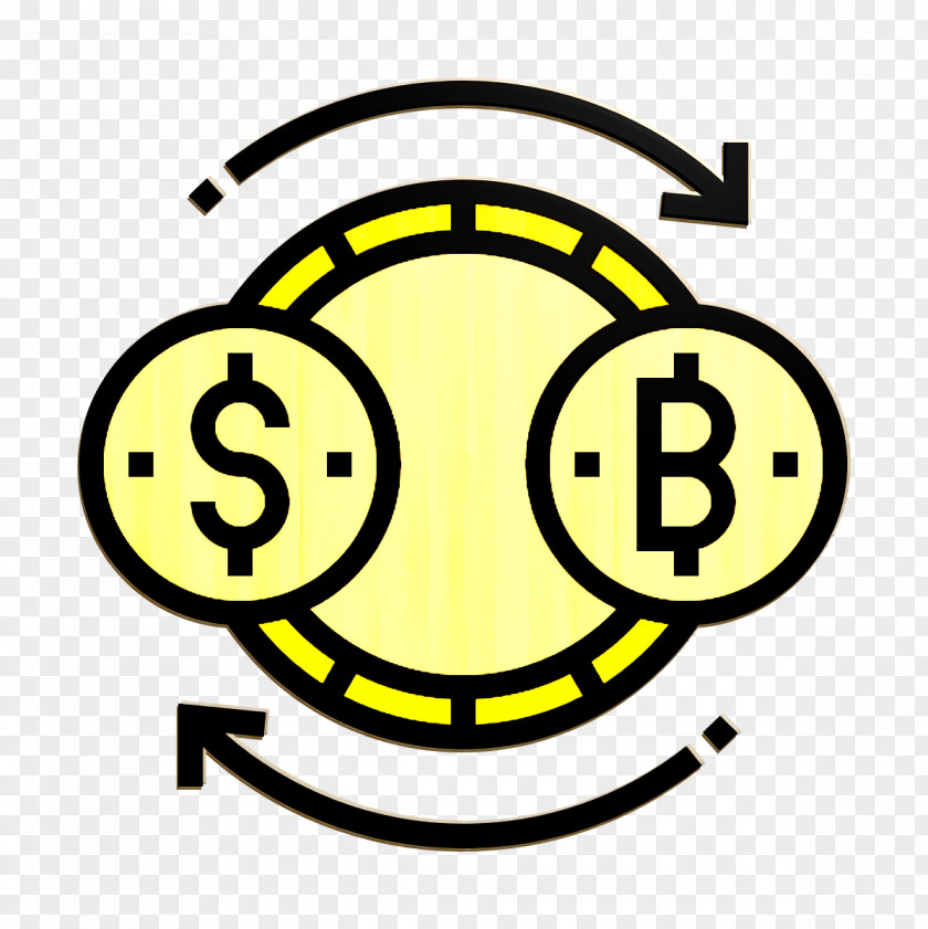 Financial Technology Icon Cryptocurrency Trade PNG