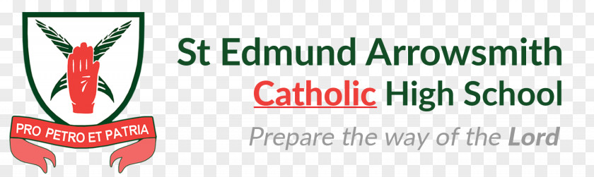 Line St Edmund Arrowsmith Catholic High School Logo Brand Font PNG