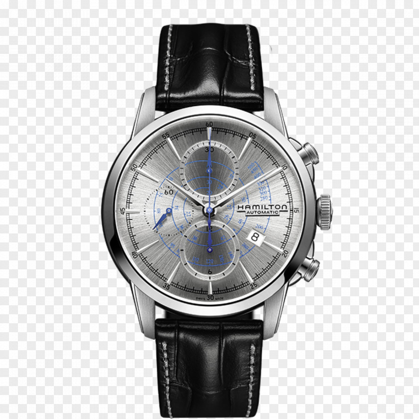 Men's Watch Hamilton Company Chronograph Chronometer Automatic PNG