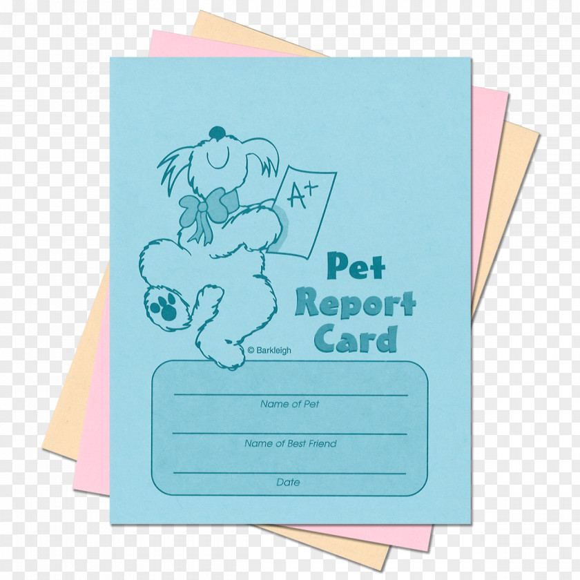 Personal Card Dog Grooming Report Template Book PNG