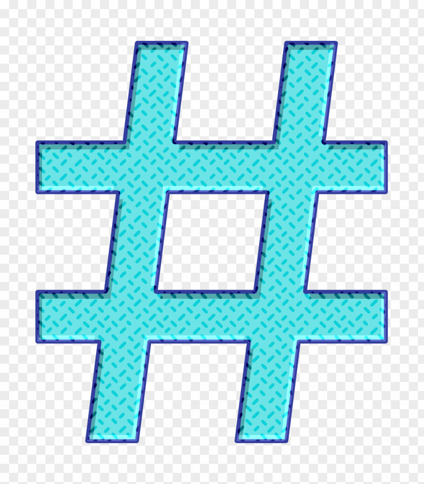 Azure Symbol Hash Icon PNG