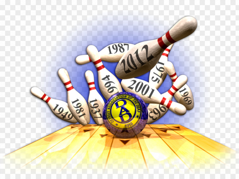 Bowling Competition Logo Brochure PNG