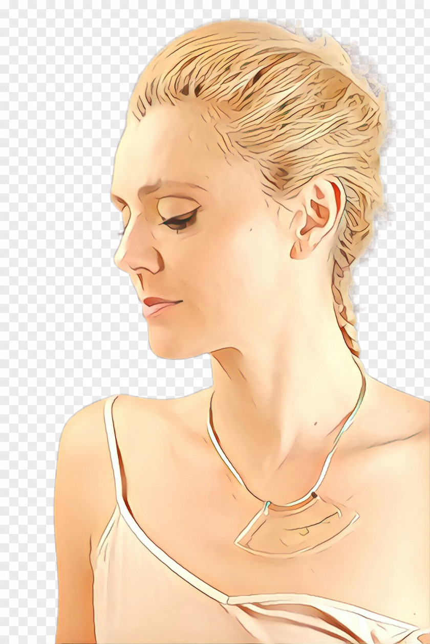 Head Neck Face Hair Skin Chin Blond PNG