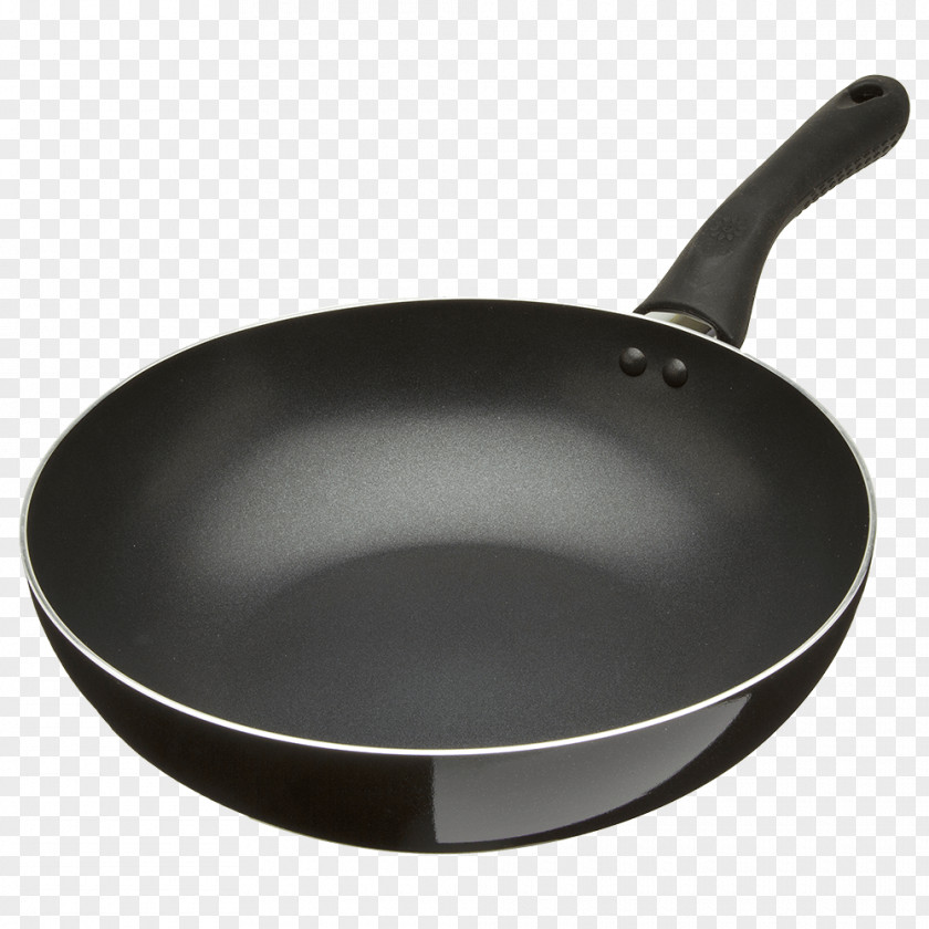 Stick Food Fried Frying Pan Non-stick Surface Cookware Wok PNG