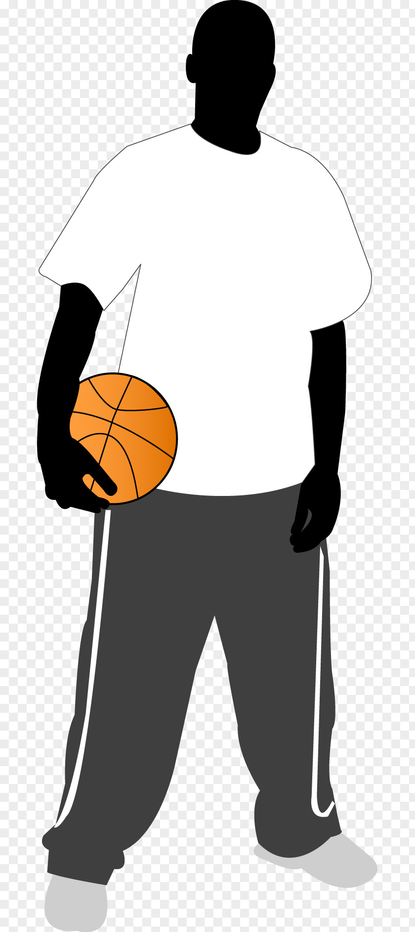 The Man With Basketball PNG