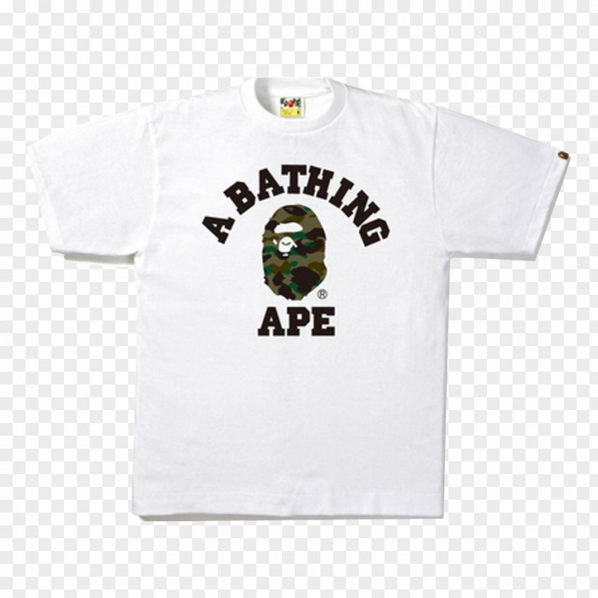A Bathing Ape T-shirt Clothing Streetwear Color PNG
