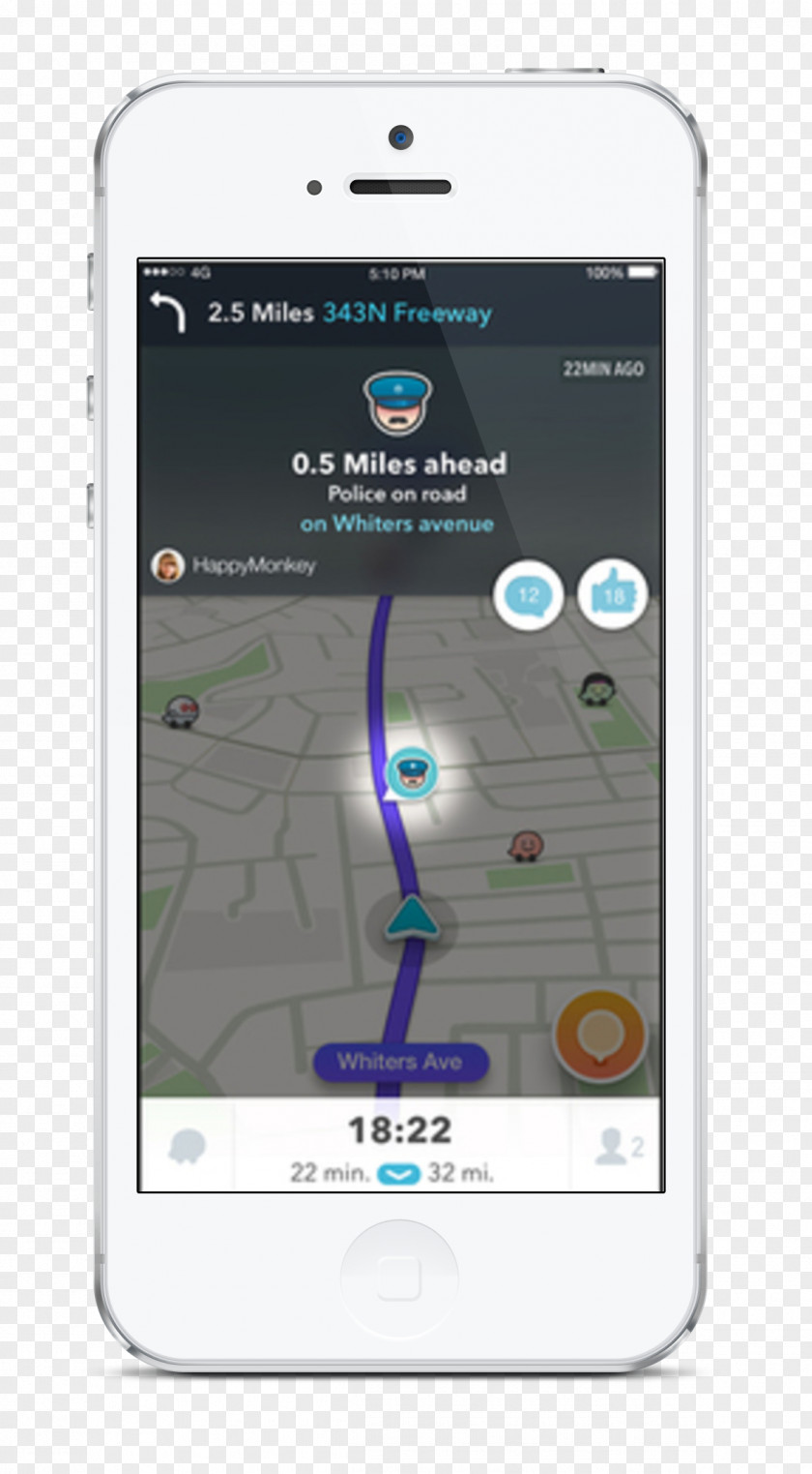 Android GPS Navigation Systems Waze Global Positioning System PNG