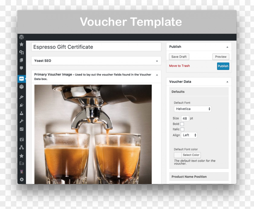 Gift Voucher Coffee Cafe Espresso Machines Tea PNG