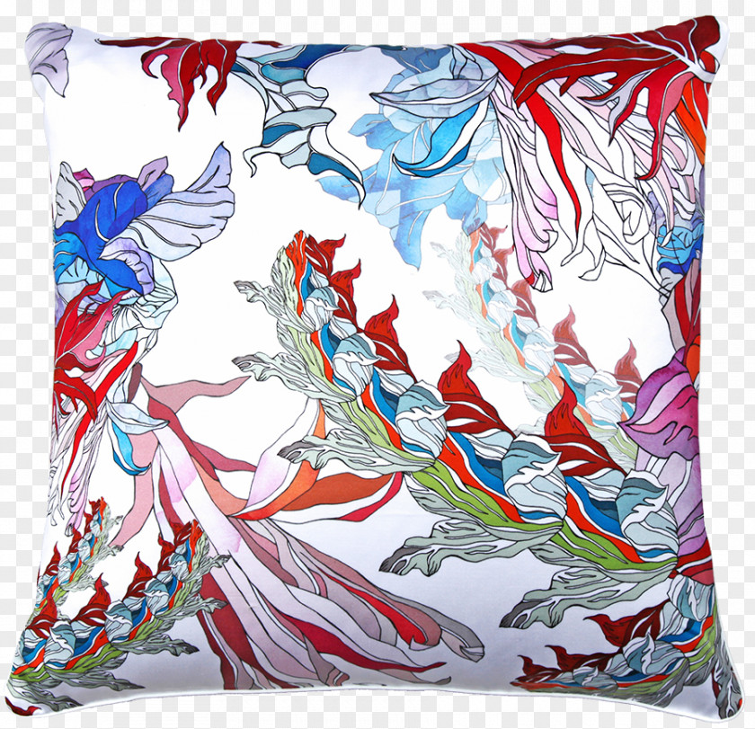 Meng Cushion Throw Pillows Textile Silk PNG