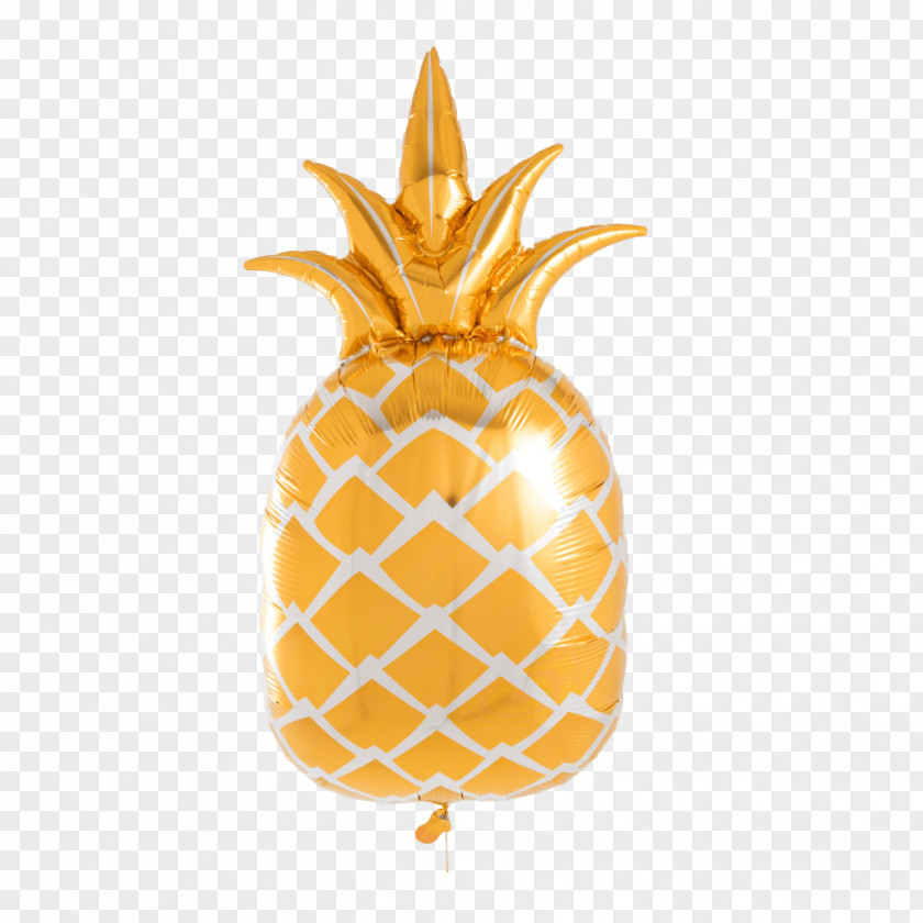 Pineapple Gold Anagram Foil Balloon Birthday Silver PNG