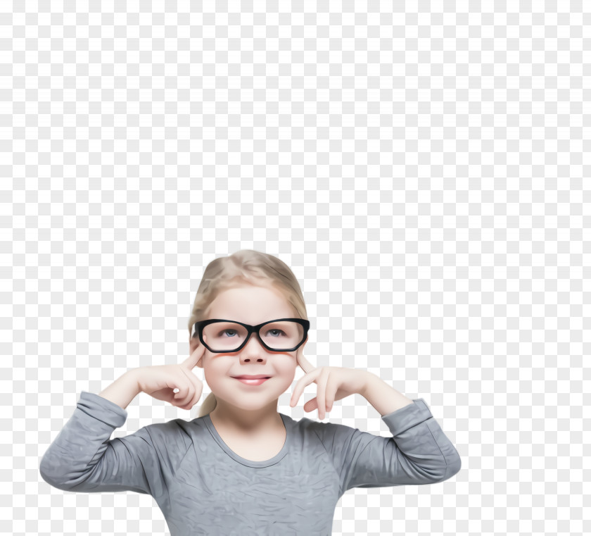 Arm Forehead Glasses PNG