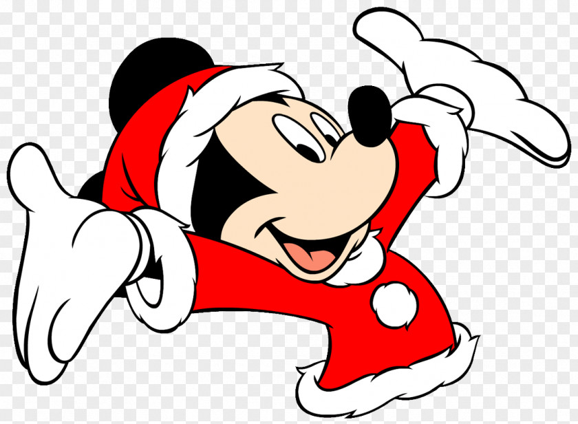 Minnie Mouse Mickey Santa Claus Christmas The Walt Disney Company PNG