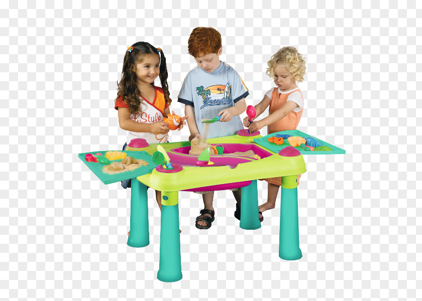 Table Water Sand Plastic PNG