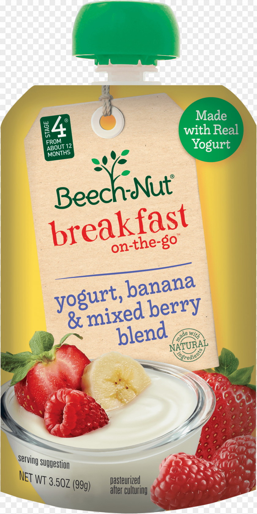 Berries Bananas Yogurt Strawberry Frozen Cream Food Breakfast PNG